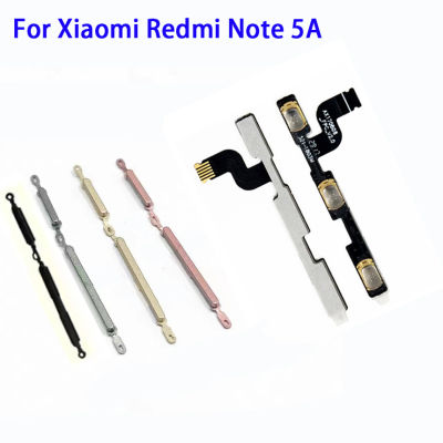 ปุ่มปรับระดับเสียงปุ่มเปิดปิดสายเคเบิ้ลยืดหยุ่นสำหรับอะไหล่สายเคเบิล Xiaomi Redmi Note 5A