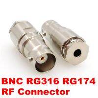 10 pcs Connector BNC Male/Female Plug Clamp For RG316 RG174 RG179 LMR100 Cable RF Coax Connector