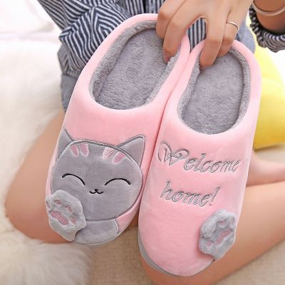 ขายดีที่สุด ioztt2023 - /∈✥℡ Dropshipping Slippers Cartoon Shoes Soft Warm Indoor Bedroom Lovers Couples YYJ220