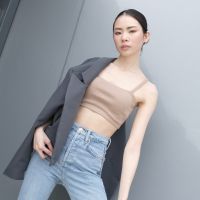 Vardae.studio VD Crop tops (เสื้อครอป) - Light Brown