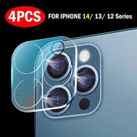 4pcs Camera Lens Tempered Glass for Iphone 14 13 12 Pro Max Full Cover Back Lens Screen Protector Glass Films for Iphone 14 Plus  Screen Protectors