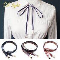 Versatile Ribbon Bow Striped Lace Edge Polka Dot Chic Smart Simple Shirt College Style Accessory Bag Jewelry Female Knot Bow Tie Boys Clothing