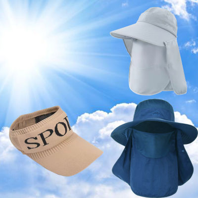 หมวกกันแดด หมวกกันแดดฉนวนกันความร้อน 360 องศาหมวกทรงบักเก็ตกันแดดกัน UV