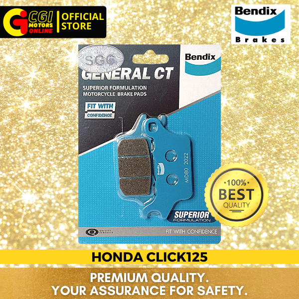 BENDIX Brake Pad MD80 for Honda Click125 Lazada PH