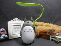 LED Cartoon Totoro USB Charging Desk Lamp Creative Secondary Use Childrens Learning Eye Protection Night Light Holiday Gift