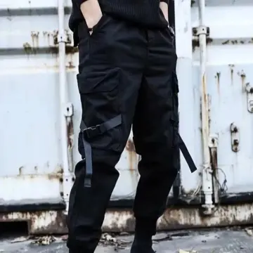 Men's Cargo Pants Cargo Trousers Joggers Techwear Drawstring