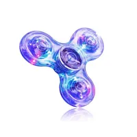 Children Adult Toy Anti Stress Fidget Spinner Glow In The Dark Fingertip Gyro Crystal LED Luminous Light Toys Fidget Toys Gifts