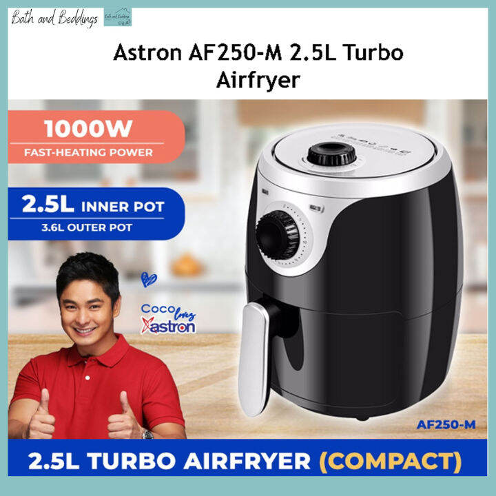 Astron AF250-M 2.5L Turbo Airfryer (Compact Size) | Lazada PH