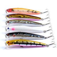 【CW】 Fishing Hard Baits 9cm/6g 72mm/6g 9.6cm/9.8g Slow Sinking Artificial Wobblers Tackle