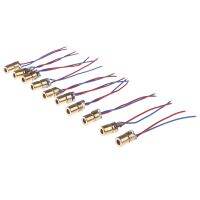 【CW】 10pcs/lot Diode 650nm 6mm 3VDC 5 Watt Adjustable Dot Module