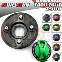 Motorcycle Gas Fuel Tank Cap Quick Release Cover Decorative Guard For KAWASAKI Z400 2019-2021 Z650 2017-2019 Z900 Z-900 17-20