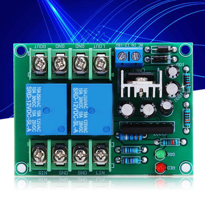 Steady Module Speaker Protection Circuit Board With Two 10A Relays As