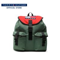 Tommy Hilfiger กระเป๋าเป้ผู้ชาย รุ่น AM0AM11161 MBG - สีเขียว