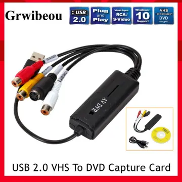 Vhs Channelusb 2.0 Vhs To Digital Converter - Win 7/8/10 Compatible Video  Capture Card