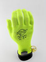 The new 2022 anti cut gloves 10603 lightweight fluorescent green safety gloves working labor insurance mechanic gloves