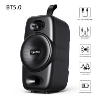2021 Q8 TWS Bluetooth Music Bass Speaker Subwoofer Outdoor Wireless Loudspeaker Support TF Card Hands-free Portable Bass Sound