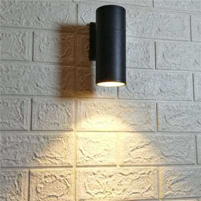 Single Head 7W Wall Lamp Outdoor Wall Light Waterproof COB LED Dia65mm Home Modern Aluminium Garden House Decor
