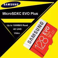 Samsung MicroSD card MicroSD EVO Plus Class10 U3 128GB เมมโมรี่การ์ด ไมโครเอสดี การ์ด ssd Micro SD Card memory Card 128GB  การ์ดหน่วยความจำการ์ด Waterproof TF Memoria Sim Card