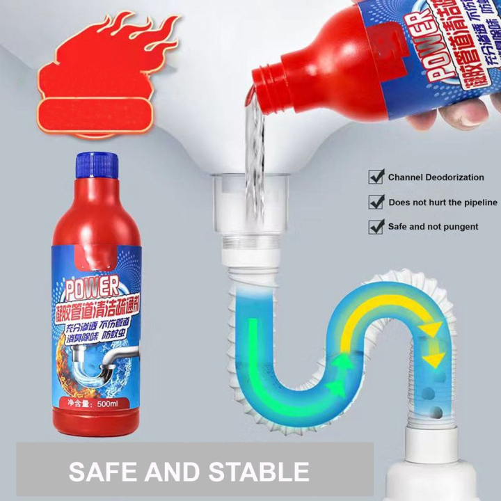 Clogging Cleaning Tools Sink Drain Pipes Cleaner Clog Remover Dissolves