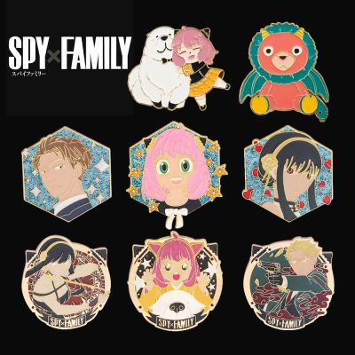 Anime Spy X Family Enamel Pin Brooch Anya Loid Yor Forger Figure Metal Badges Lapel Button Pins Cartoon Fans Cosplay Jewelry