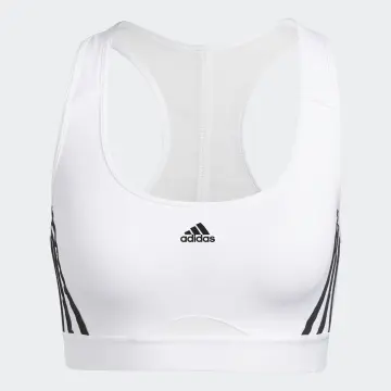 Adidas Female Adult Aeroreact Training Light-Support 3-Stripes Sports Bra :  : Fashion