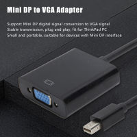 Mini DP ไปยังตัวแปลงวีจีเอ Mini DP ไปยังส่งข้อมูลได้แบบเสถียรสาย VGA สำหรับคอมพิวเตอร์