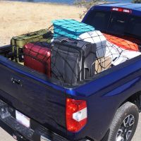 ☎❍ Auto Accessory Car SUV Pick-up Trucks Roof Top Luggage Carrier Cargo Basket Elasticated Net cargo net car trunk net