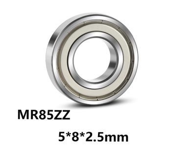 5ชิ้น/ล็อต MR85ZZ ลูกร่องลึกขนาดเล็กแบริ่ง MR85-ZZ MR85ZZ 5*8*2.5มม. 5*8*2.5กับแบริ่งเหล็ก