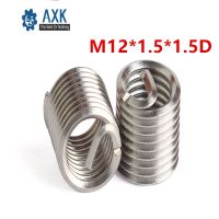 50pcs M12x1.5x1.5D Wire Thread Insert A2 Stainless Steel Wire Screw Sleeve M12 Screw Bushing Helicoil Wire Thread Repair Inserts