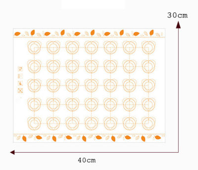 【✔In stock】 congbiwu03033736 40x3 0ซม./29x2 6เจลซิลิโคนอุปกรณ์อบฟองดองแผ่นรองอบเตาอบมาการองอุปกรณ์สำหรับทำเค้กอบเครื่องมือทำขนมอบแผ่นแป้งแผ่นเสื่อม้วน