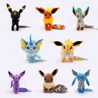 โคมไฟโปเกมอน Vaporeon Sylveon Flareon Jolteon Eevee ของเล่นตุ๊กตา All Star Collection Boneka Mainan ตุ๊กตา Kids Toys ของขวัญ