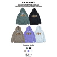 HOOD หมี เสื้อฮู้ดแขนยาว รุ่น GM DESIGNS HOOD หมี เสื้อแขนยาว เสื้อกันหนาว เสื้อแจ็คเก็ต มีหลายสี เนื้อผ้าดี สินค้าคุณภาพ พร้อมส่ง