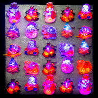 25ชิ้น Light Up LED Lapel Pins Bulk กระพริบเข็มกลัดป้าย Bell Snowman Tree Candy Cane Santa สำหรับเด็ก Halloween