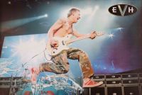 โปสเตอร์ รูปภาพ Eddie Van Halen เอ็ดดี แวน แฮเลน EVH วงดนตรี รูปหายาก โปสเตอร์ติดผนัง โปสเตอร์สวยๆ ภาพติดผนัง poster