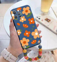 เคสโทรศัพท์สำหรับ OPPO Reno6 Z 5G Reno 5 Pro 4 4G 3 Reno2 Z F,เคสโทรศัพท์สตรอว์เบอร์รีดอกไม้สปริงสายโซ่พร้อมการป้องกันที่แม่นยำ