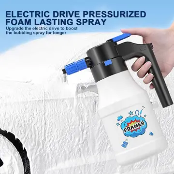 Electric Foam Sprayer For Car Wash 1.5L Endurance 1h Foam Lance