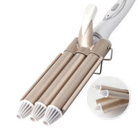 Kemei KM-1010 professional electric styler ceramic curling rod barrel type triple curler styling hairdressing tool curler