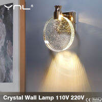 Crystal Wall Lamp LED Loft Wall Light Modern Sconce Lamp For Home Living Room Minimalist Bedroom Bathroom Decoration Salon