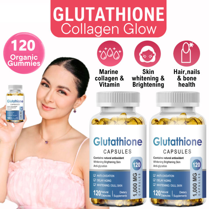 L-Glutathione Capsules Collagen Antioxidant Anti-Aging Skin Whitening ...