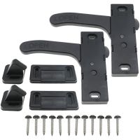 Zinc Alloy Screen Door Latch Handle Kit Entry Door Latch Hardware (Right Hand) for RV Camper Motorhome 2 Sets