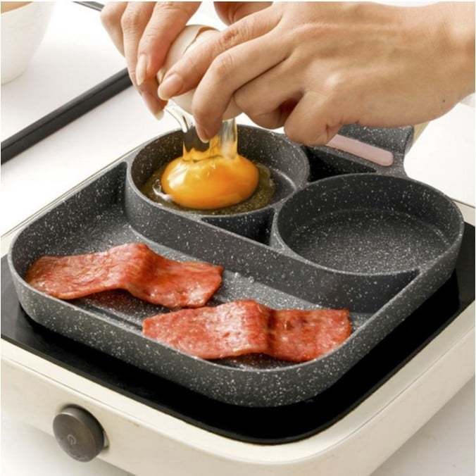 Multi-Purpose Durable Nonstick Omelet Frying Pan 3-in-1 Steak