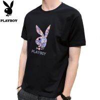 ☞∋ Mens Short-sleeved T-shirt Loose Korean Version of Fashion Handsome Cotton