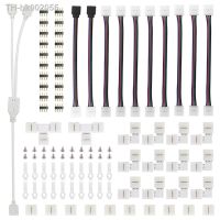 ☍❐ 4-Pin Connector 10MM Terminal Splice L T I Shaped RGB LED Strip Light Bar Adapter Accessories Kit For 5050 Jumper Wire Connector