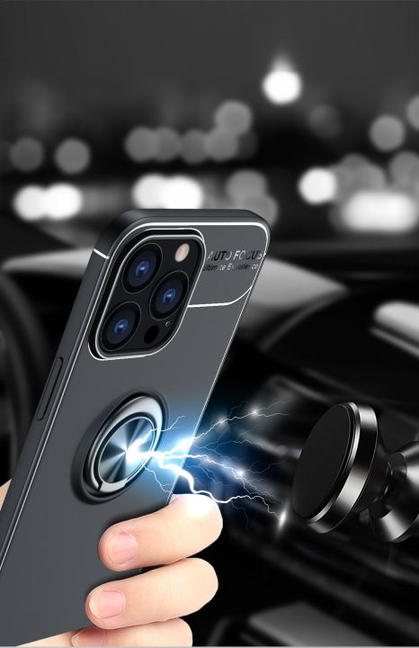 สำหรับ-iphone-14-pro-max-14-plus-case-metal-ring-buckle-soft-tpu-case-back-cover-with-360-rotating-ring-holder-kickstand-can-work-with-magnetic-car-mount-impact-shock-resistant