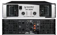 Sound best รุ่น:SX-800 POWER AMPSX 800 แอมป์คุณภาพสูง  800W /ต่อข้าง ที่ 8 โอห์ม คลาส  H จ่ายไฟ 3 สเต็บ