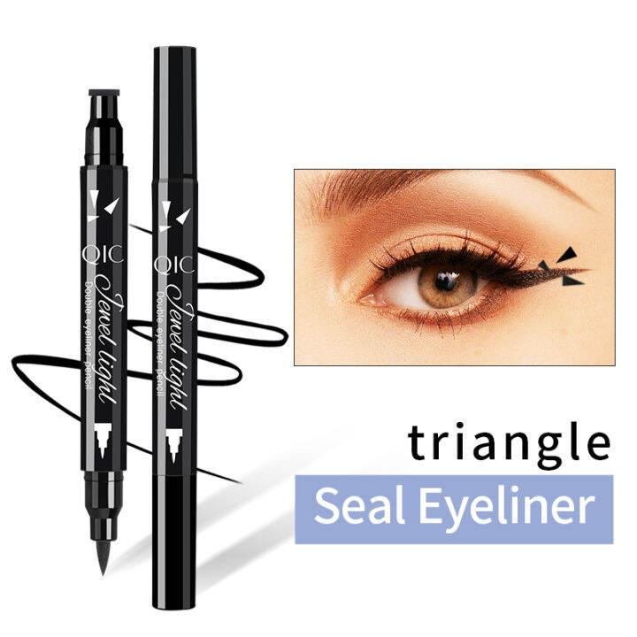 QIC 2 In 1 Double-Headed Eye Makeup Eyeliner Waterproof Non-Smudge ...