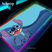 Computer Mouse Pad RGB Gaming Mousepad Stitch LED Backlit Large Mousepad Gamer XXL Mause Carpet PC Desk Mat keyboard Pad 900x400