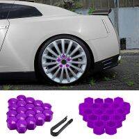 Auto parts 19mm 20pcs purple Car Wheel Center Nut Cover Bolt Cap ABS Plastic for myvi saga blm flx wira axia alza Honda TOYOTA kia