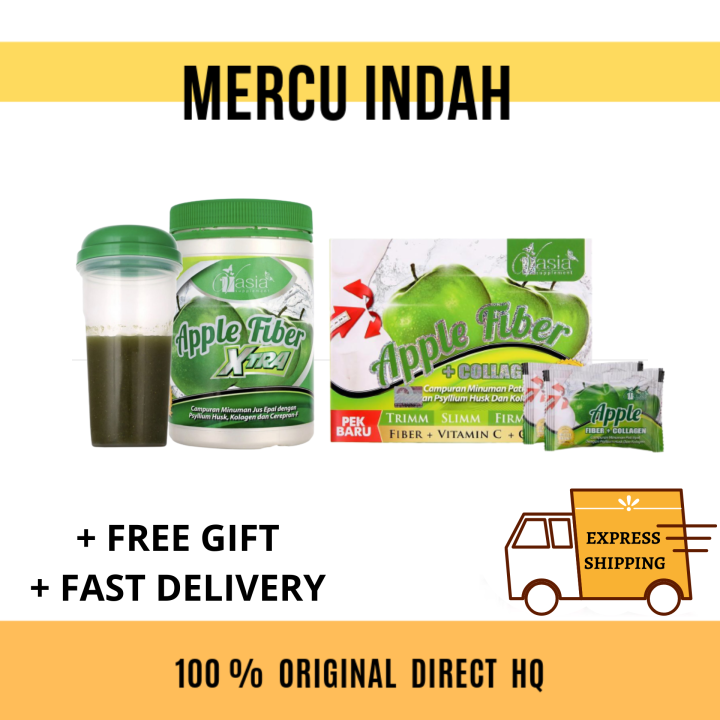 SET] V'ASIA / VASIA / V Asia Apple xtra + V Asia Apple Fiber Collagen + FREE GIFT Lazada