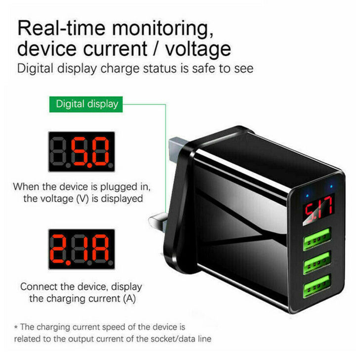 suhu-fast-quick-charge-power-supply-adapter-universal-uk-eu-us-plug-3-multi-ports-led-display-usb-transformermulticolor